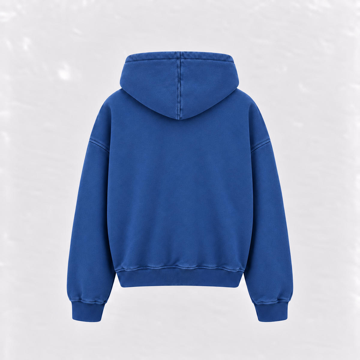 Sun Washed Clasp Hoodie Blue back