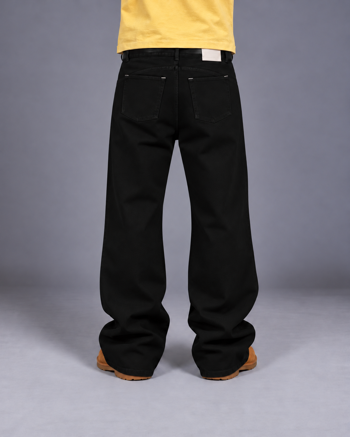 Black 14oz Bootcut Jeans